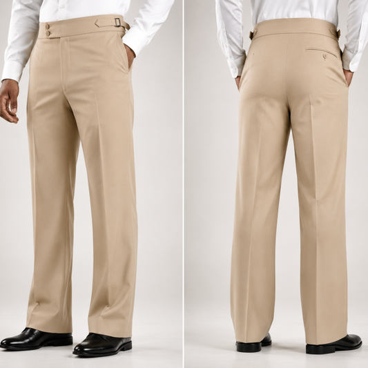 Premium Bootcut Gurkha Pants - Desert Sand