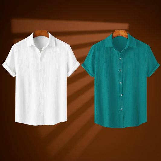 White Calm (H-709) + Teal Mist (H-620)